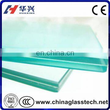 CE certificate size customized high security tempered triplex glass