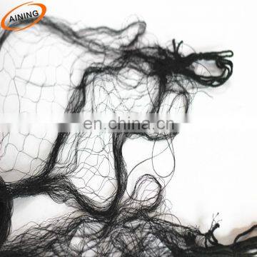 black nylon 110d/2ply anti bird mist net