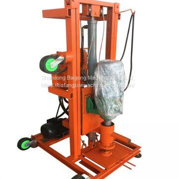 Lifting Type Electric Power Portable Hydraulic Water Well Drilling Rig photo-3