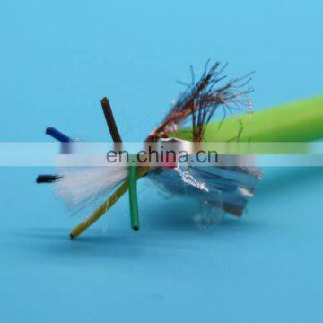 Shielded 6 core robotic cable polyurethane sewer robotic cable