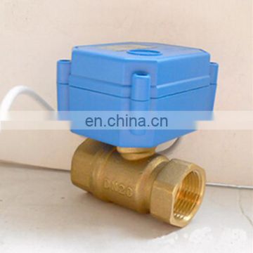 CWX-15Q quick open bsp/npt thread 2,3,5 wires control Mini 2 way motorized water valve