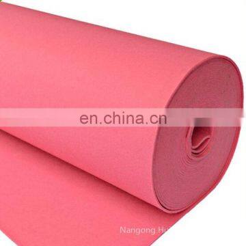 Factory nonwoven felt fabric 3mm 5mm thick 100% polyester needle felt