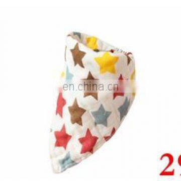8 Layers 100% Cotton Lunch Bibs Towel Saliva Baby Kids Milk Letter Print Gauze Infants Bibs photo-5