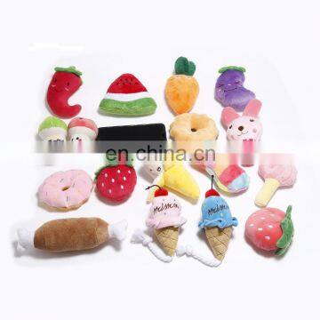 Soft Stuffed Squeaky Pet Toy Fruit Cheap Small Toy for Pet photo-3