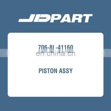 DIESEL ENGINE PART PISTON ASSY 706-8L-41160 FOR EXCAVATOR INDUSTRIAL ENGINE