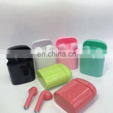 2020 Amazon Top Seller I7s Macaroon Fashion TWS Earbuds Microphone IPX4 SBC Wireless Bluetooth Sport Earphone photo-7