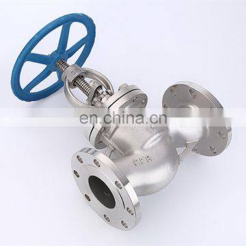 Angle Type Animation Pn16 Dn80 Cf8 Sanitary Specification Globe Valve