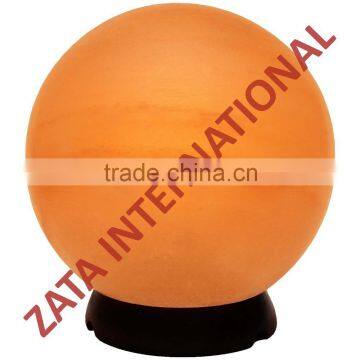 Himalayan Natural Rock Globe Salt Lamps 5.5 x 5.75 x 5.75 Inches UL Approved 6 Feets Cord Bulb w Base