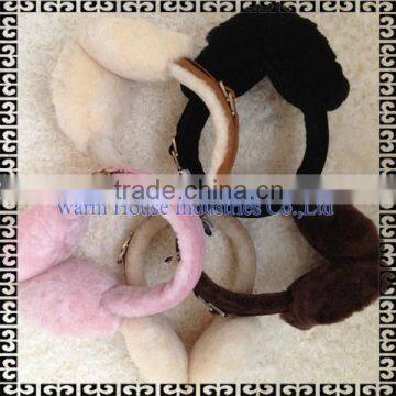 2015 Classical Real Lamb Fur Earmuffs for Winter