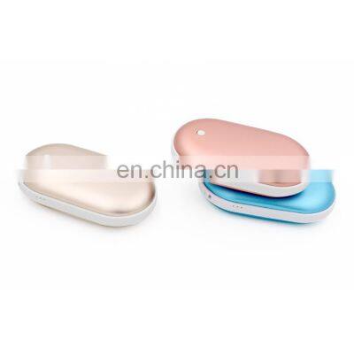 Hand-warmer power bank 4000mah metal plastic super mini power battery charger portable power charger