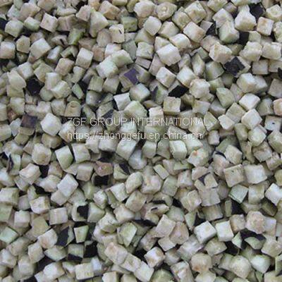 Frozen  IQF eggplant diced 20mm