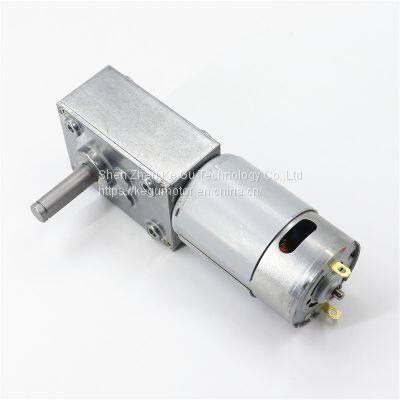 Kegu Motor KG-4058Z555 DC12V 24V High Torque Low Speed 40mm Worm Gear Motor for Curtain Vending Advertisement Machine photo-4