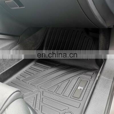 Luxury custom 3d car floor mat 4 pieces set car mat for Toyota RAV4