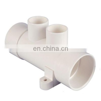 Two Ports Water Pipe Spa Distribute Water Manifold White Spa Manifold