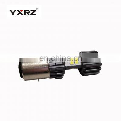 Hot selling universal three sides two sockets dual beam led headlight modified motorcycle front light bulbs