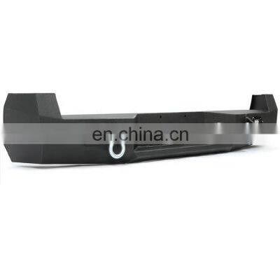 For Tacoma 2005-2015 Textured Steel Rear Bumper With LED Lights & D-rings photo-3