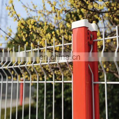 PVC coated and powder coated high quality 3D curved fence