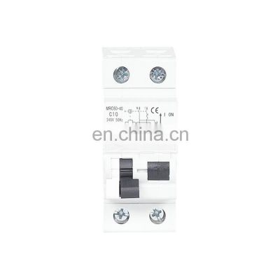 High Quality MRO50-2P 240V 50HZ Residual Current Circuit Breaker With Overload Protection RCBO