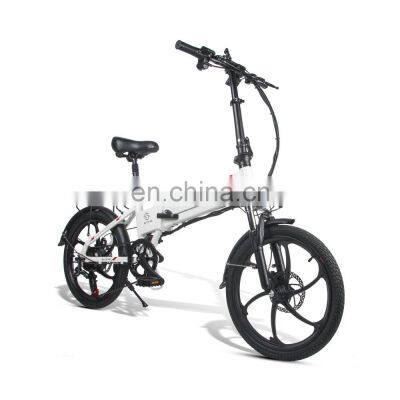 2021 Customized Electric Bicycle 20 Inch Lithium Battery Folding Electric Bicycle For Adult Travel