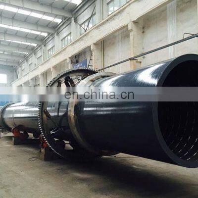 Continuous and efficient silica sand and  gypsum rotary dryer