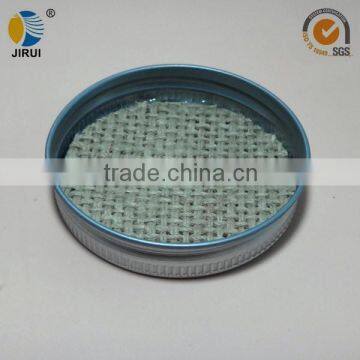 70mm Silver Metal Lug Cap With Mesh Sieve for Manson Jar photo-3