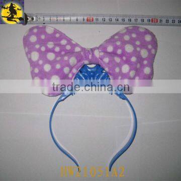 Custom Embroidered Flashing LED Headband with Animal ear