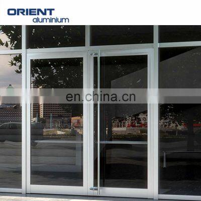 China Supplier Hot Sale High Quality Modern Wholesale Interior Double French Metal Frame Glass Door photo-2