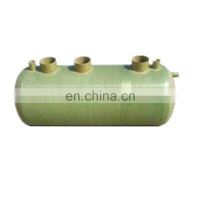 ISO Certificated  1m3 Capacity  Anti Corrosion FRP Fiberglass Septic Tank