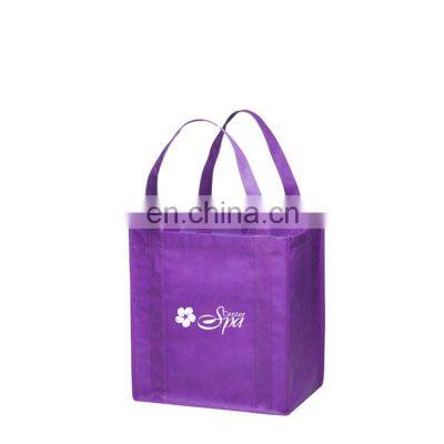 Reusable non woven fabric shopping bags handbag eco friendly fabric non woven bag custom shopping bag with logo