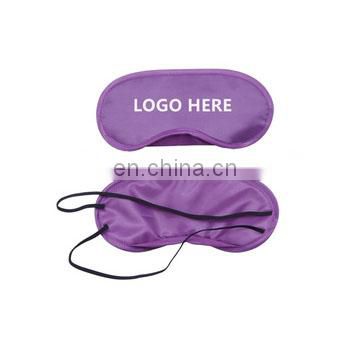 Custom Logo Printed Silk Eye Sleep Mask with Cheap Price