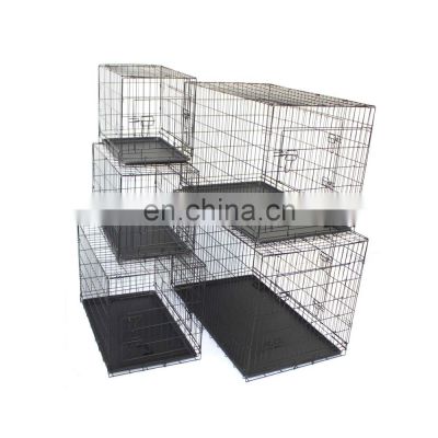 Wholesale large wire mesh folding custom stainless steel machine wire mesh pet cage for dogs cats