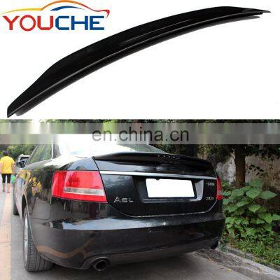 Caractere style carbon fiber trunk spoiler for Audi A6 C6 2009-2012