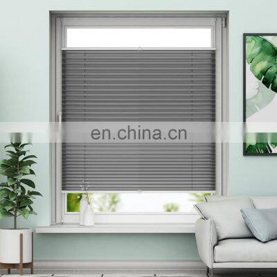 No Drilling For Door Pleated Plissee Mit Klemmtrager Easy Fix Lace Window Plisse Blinds