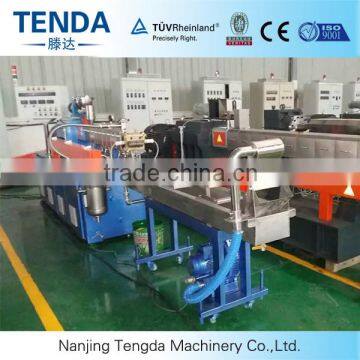 Nanjing Tengda Waste Plastic Recycled Double Screw Extruder