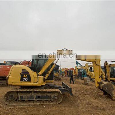 Low price komatsu pc70 in stock , Komatsu mini excavator pc70 , Komatsu pc60 pc70 pc78 with dozer