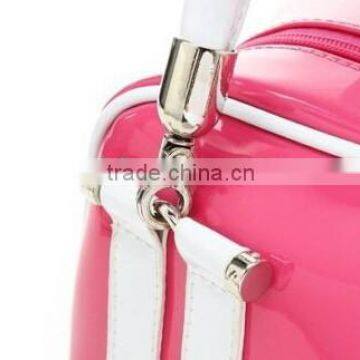 Smooth Leather Bright PU Handbag photo-3