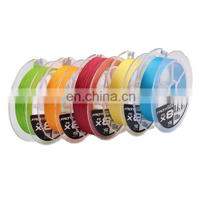 YGK X8 150M Braided Fishing Line 8 Strands MultiColor Multifilament Saltwater PE Line