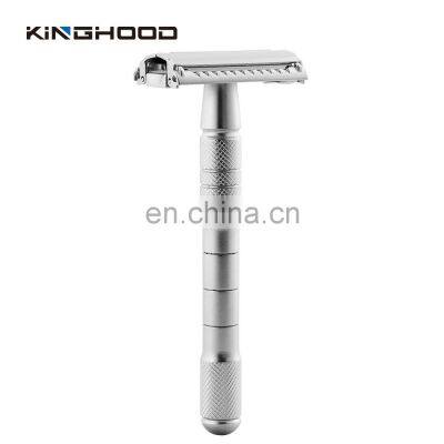 High Quality Eco Friendly Stainless Steel Adjustable Shaver Butterfly Safety Razor photo-3