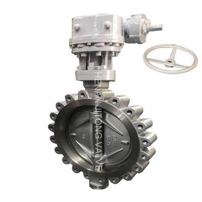 Manufacturer Wholesale ANSI Butterfly Valve Stainless Steel Lug Hard Seal Worm Gear Butterfly Valve photo-5