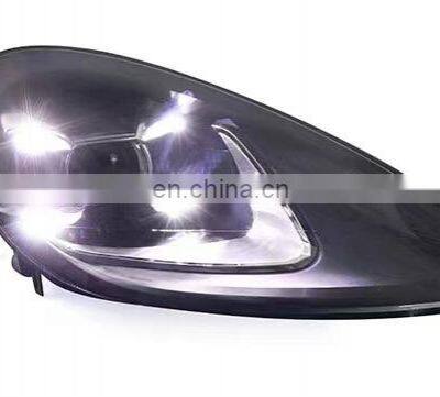 Upgrade to 4 Eyes LED Headlamp Headlight for Porsche Cayenne Head Lamp Head Light 2011-2017 photo-2
