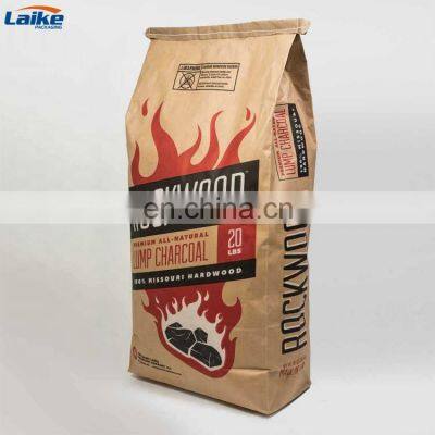 Custom Printed 2kg 5kg Bopp Laminated pp Woven Bbq Charcoal Packing Bag Polypropylene Woven Bag Charcoal