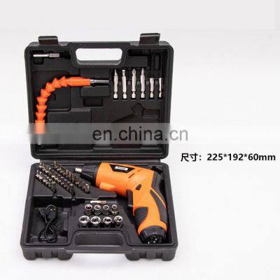 China Made Small Portable Variable Speed Double Speed Rechargeable Electric Drill Cordless Electric Drill photo-4