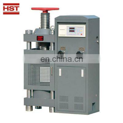 YES-2000 200Ton Digital Display 2000 kn Concrete Flexture Compression Tester