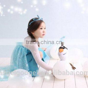 Kids Satin Dress Frozen Elsa AG-CD0029 photo-3
