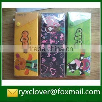 Colorful school PP plastic pen box pencil case