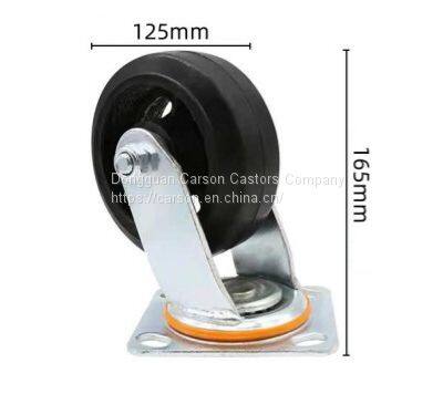 5'' Rubber Iron Core Trolley Wheels (280kg)