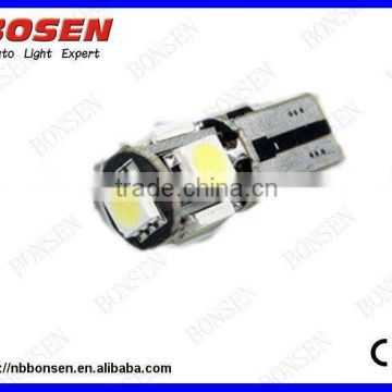 samsung chip canbus led bulb W5W T10-5SMD-5252