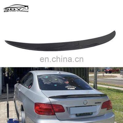 E92 P Style High Quality Carbon Fiber Rear Spoiler Trunk Spoiler Tail Boot Wing For BMW 3 Series  E92