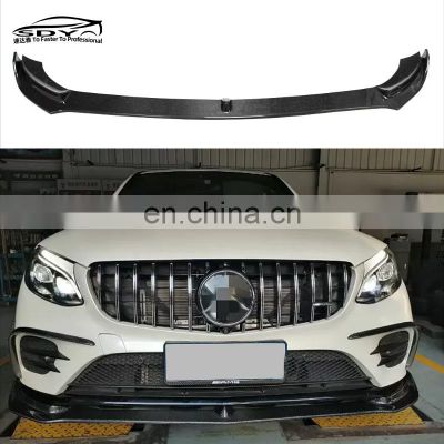 X253 GLC Class Carbon Fiber FD Type Front Lip For Mercedes benz X253 GLC260 GLC300 GLC43 2016-2018