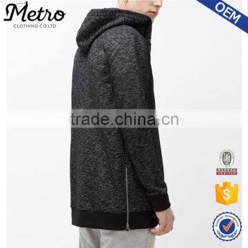 Custom Mens Zipper Thick Fleece Hoodies For Men